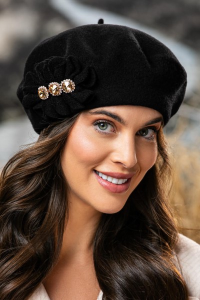 Caciula de dama tip bereta eleganta Kalmar